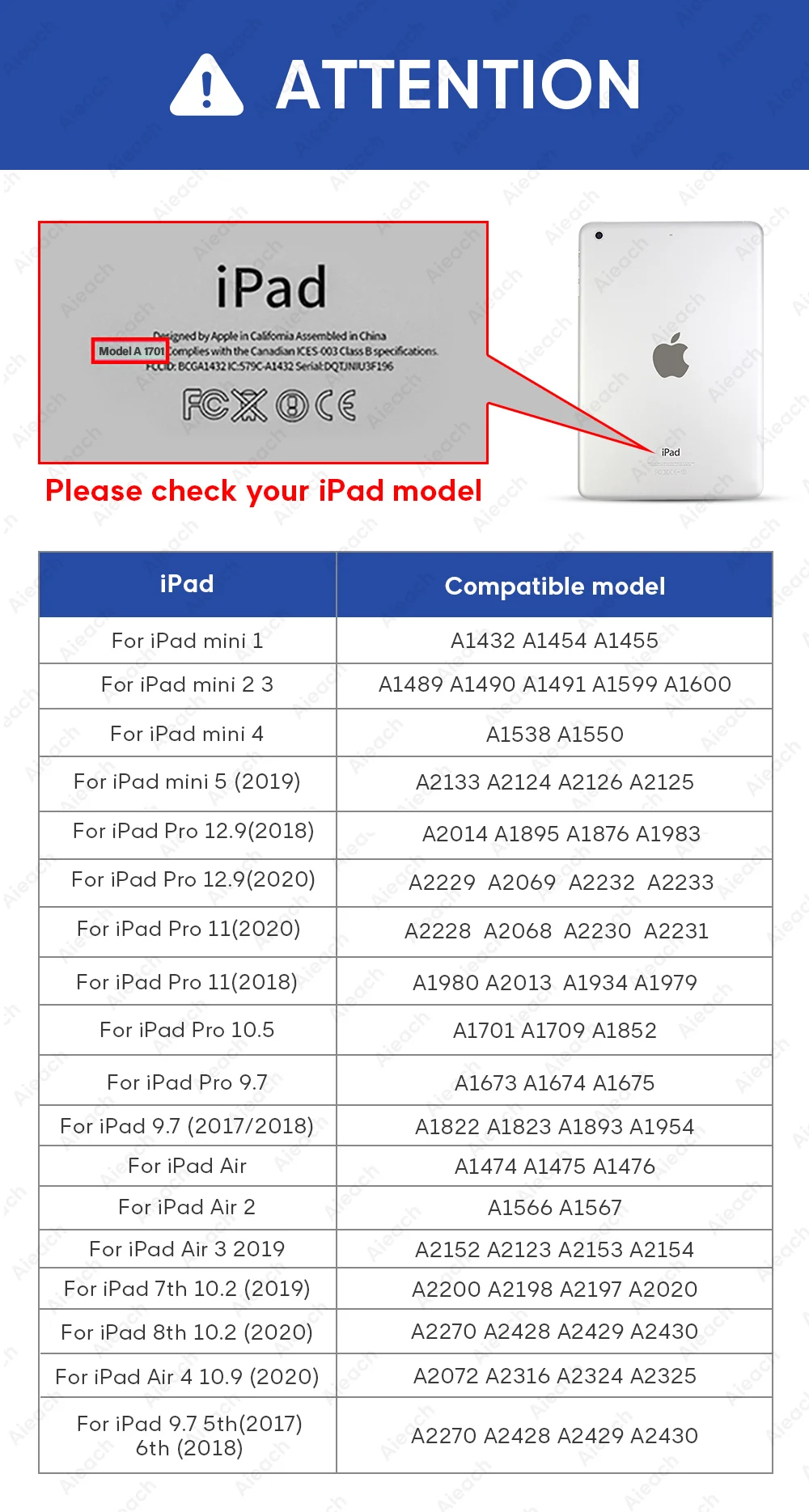 inteligente para ipad 9.7 2017 e 2018,