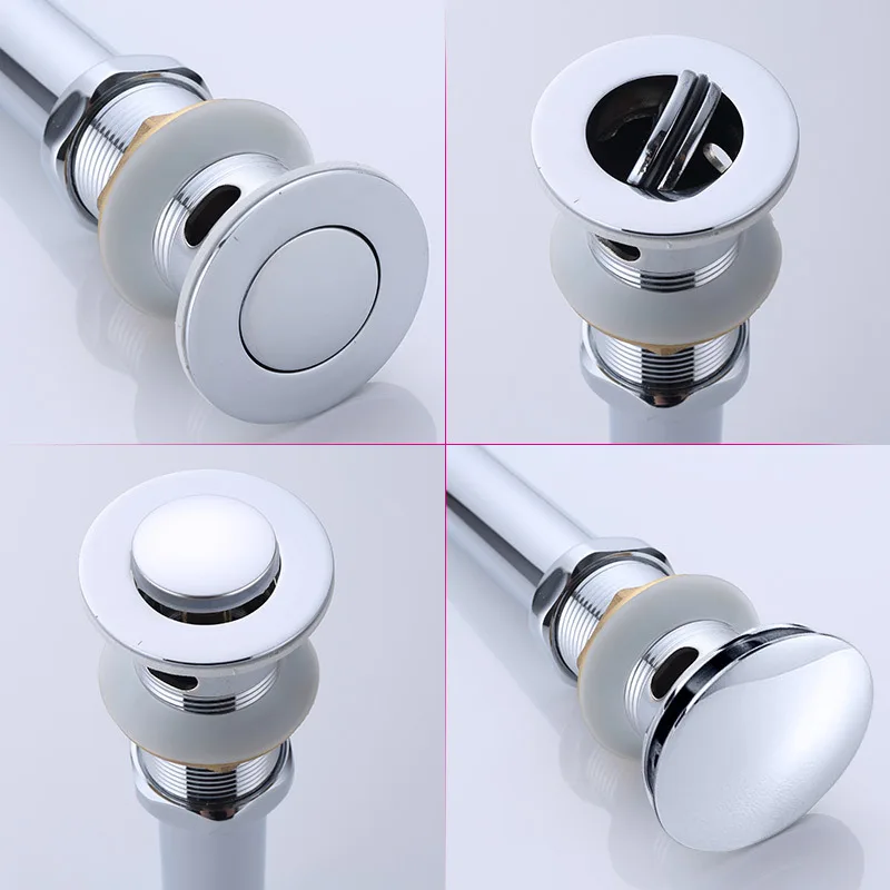 

Big Bounce Overflow Hole Sewer Drainer Ceramic Washbasin Copper Drainer Large Flow Wash Basin Drainer