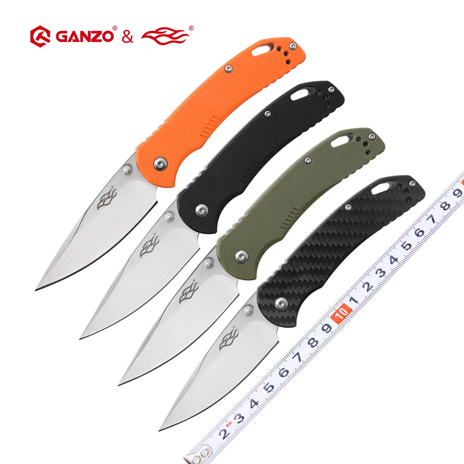 

58-60HRC Ganzo F753M1 440C G10 or Carbon Fiber Handle Folding knife Survival Camping tool Pocket Knife tactical edc outdoor tool