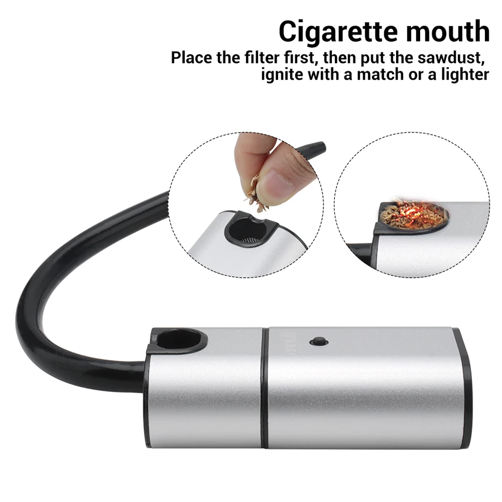 Portable Smoke Infuser Hand-held Cold Smoking Generator Smoke Infuser Cocktail Smoker Cooking Tool for BBQ Grill Smoker Wood