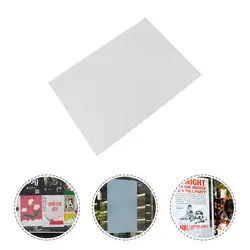 10 Sheets Blank Poster Paper White Advertising Paper Shop Sales Poster Papers