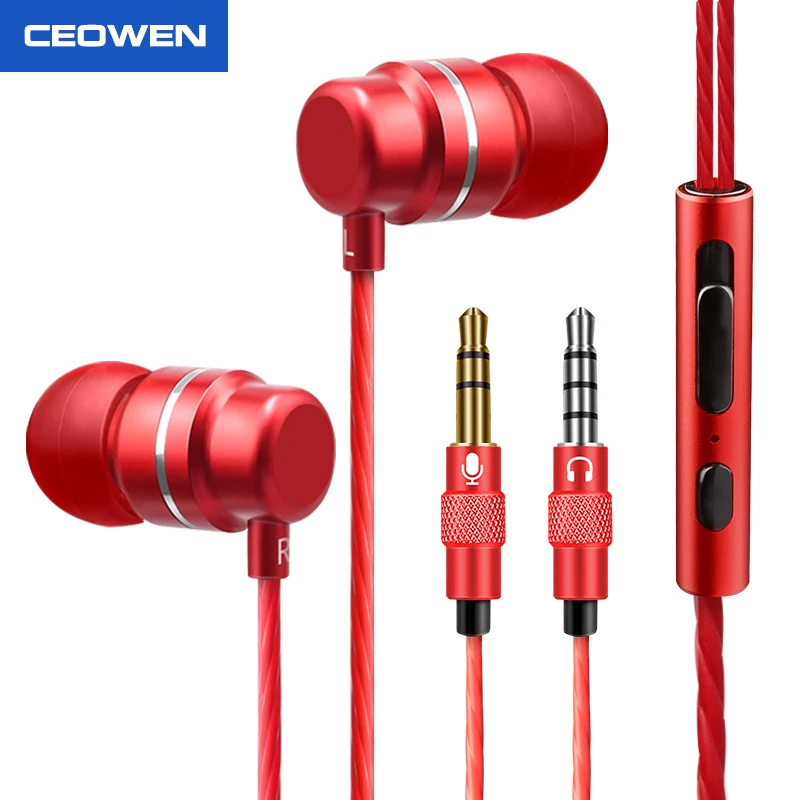 Наушники CEOWEN для компьютера новый стиль Hi Fi стерео сабвуфер с микрофоном