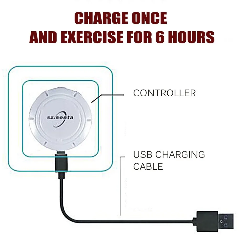 USB Chaging умный тренажер для бедер, мышц, Вибрационный тренажер, домашнее фитнес-оборудование для тренировок с 6 режимами