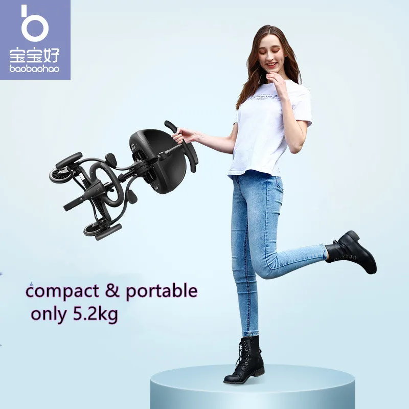 kids vehicle V3 folding portable baby stroller toddler fun slippery chair V1 two way push four wheels stroller