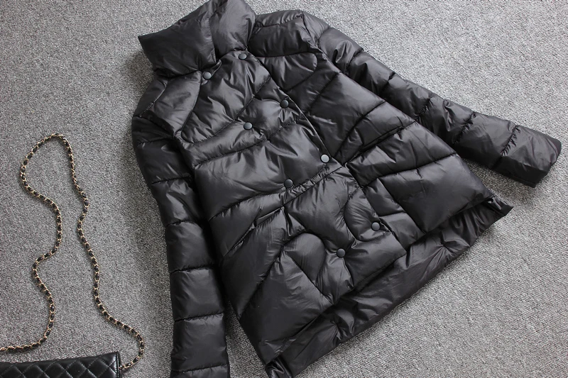 AYUNSUE/осенне-зимняя куртка для женщин, парка, короткий пуховик, хлопковое пальто, женская куртка-пуховик, корейский манто, Femme 8827, KJ3347
