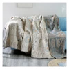 Bohemian Sofa Towel, 4 Layers, Gauze Cotton, Sofa Cover Blanket, Cushion Towel Quilt, Four Seasons 6