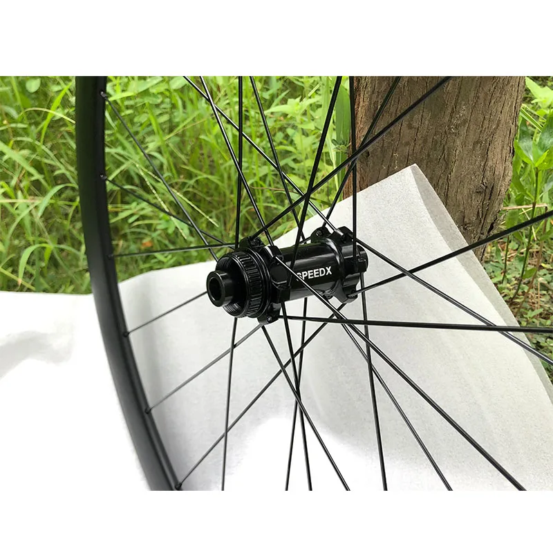 SPEEDX Carbon Road Disc Brake Wheelset 38C/50C UD Matte 700C Bike Racing Road Disc Rim Men's Entry Competition