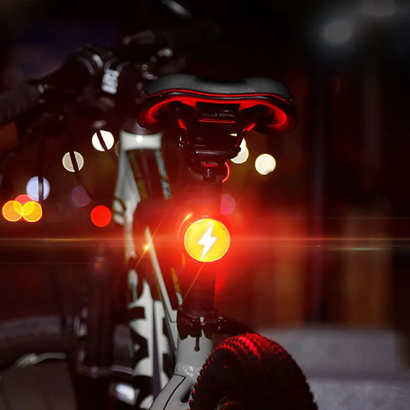 

Cob cycling light Multi-function safety light warning for bicycle running USB rechargeable