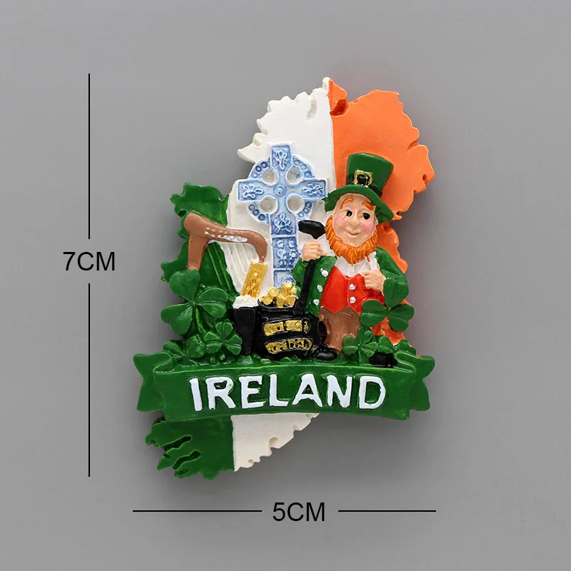 Refrigerator sticker fridge magnet world tourism souvenir