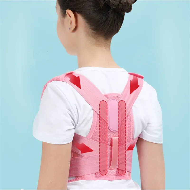 Adjustable Children Posture Corrector Back Support Belt Kids Orthopedic Corset For Spine Lumbar Shoulder Braces Health | Красота и