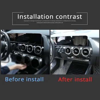 

For Mercedes-Benz's new B-class W247 interior modified center control instrument panel outlet decorative frame Car Accessories