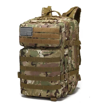 

45L 3P Military Bag Army Tactical Outdoor Camping Men's Military Tactical Backpack Oxford for Cycling Hiking Sports Climbing Bag