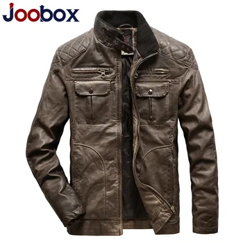 

New Autumn Men's Leather Jackets Motorcycle Pu Jacket Male Casual Leather Coats Slim Fit Mens Biker Jacket Male Brand Clothing