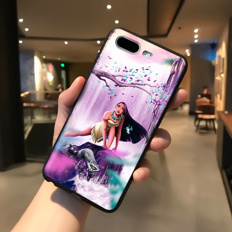 Силиконовый мягкий чехол YIMAOC Покахонтас для iPhone 12 Mini 11 Pro XS Max XR X 8 7 6 6S Plus 5 5S