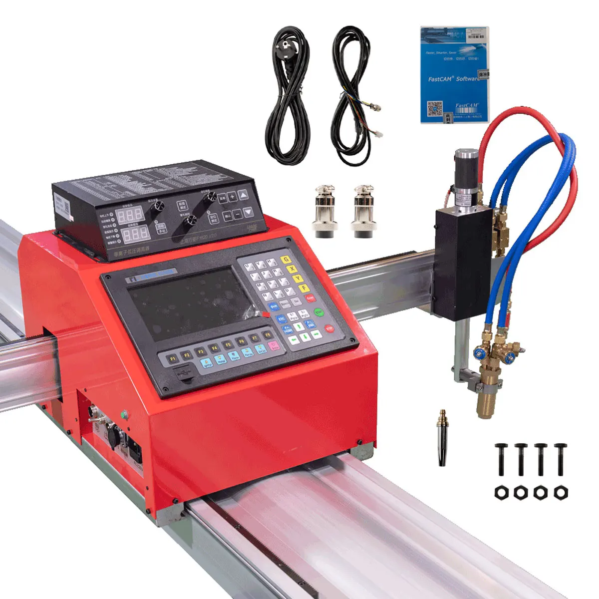 Portable CNC Flame THC Plasma Cutter Machine, Effective Metal Steel Plate Gas Cutting Machine 3