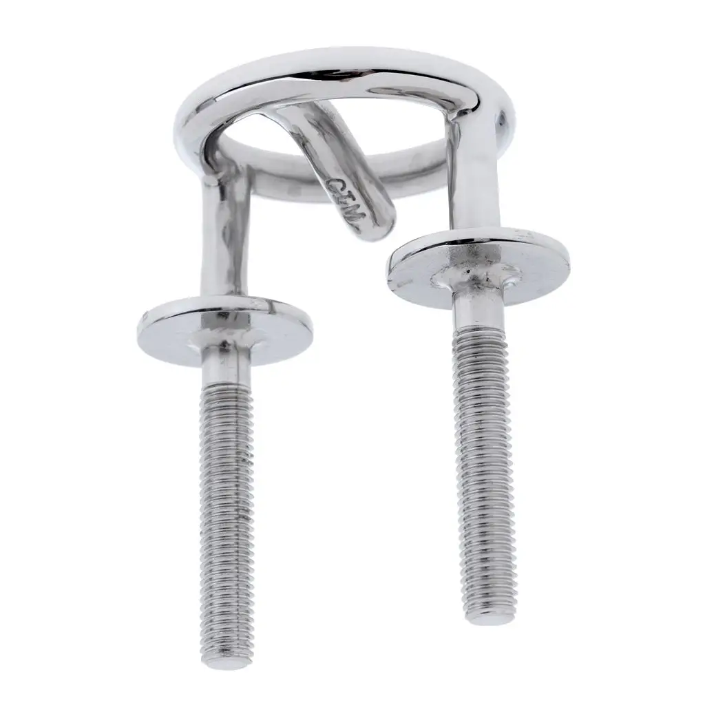 Stainless Steel Marine Boat Water Ski Tow Rope Hook Bracket Transom Mount