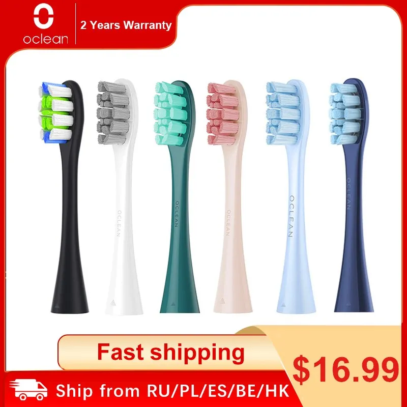 Oclean X Pro Elite/ X Pro/ F1 /Air 2/One 4PCS Replacement Brush Heads for Electric  Toothbrush Deep Cleaning Tooth Brush Heads