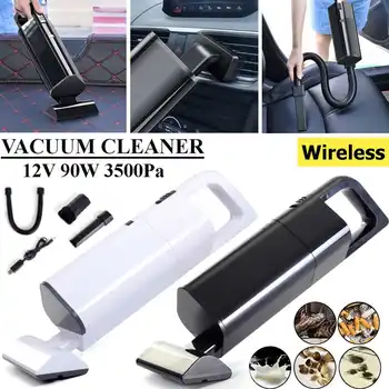 

3500Pa 90W Car Vacuum Cleaner High Suction For Car Wet And Dry dual-use Vacuum Cleaner Handheld 12V Mini Car Vacuum Cleaner
