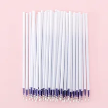 50 шт./компл.) Заправка для гелевой ручки студенческий экзамен записи для заправки зажигалок Полный иглы синего для заправки зажигалок