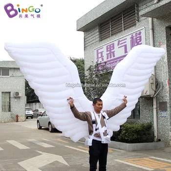 

3.2*2m High Inflatable White Wing/Inflated Costume for Cosplay Party/Stage Performance
