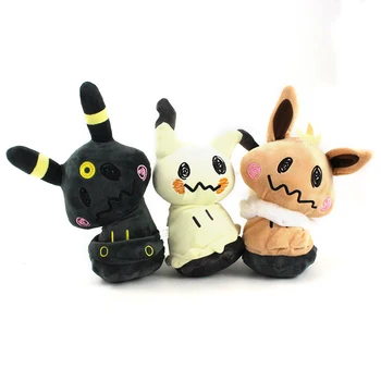 

3 Styles Plush Hot Toys Mimikyu Cosplay Sylveon Umbreon Eevee Mimikyu Stuffed Cartoon Animal Dolls Gift
