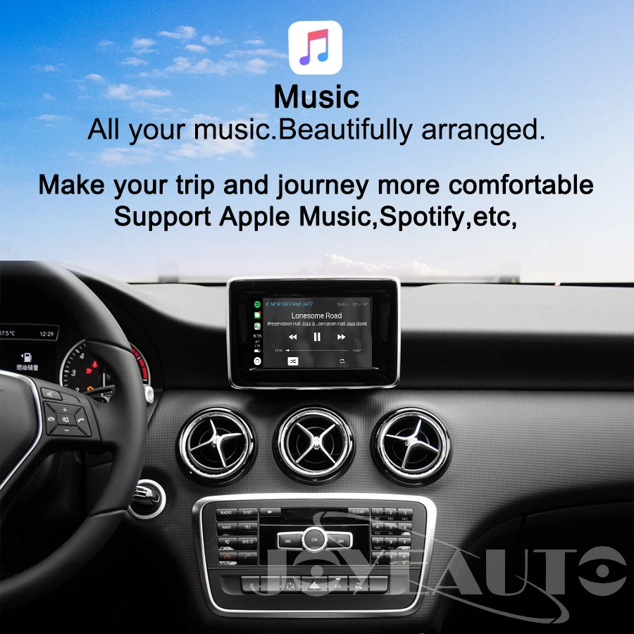 Joyeauto Wifi беспроводной Carplay Mercedes B класс W246 NTG4.5/4,7 2011- Apple Car Play Android авто зеркало модифицированное для Benz