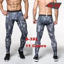 Новые мужские компрессионные штаны, велосипедные колготки, штаны для бодибилдинга, мужские брюки, брендовые камуфляжные армейские зеленые обтягивающие леггинсы для бега