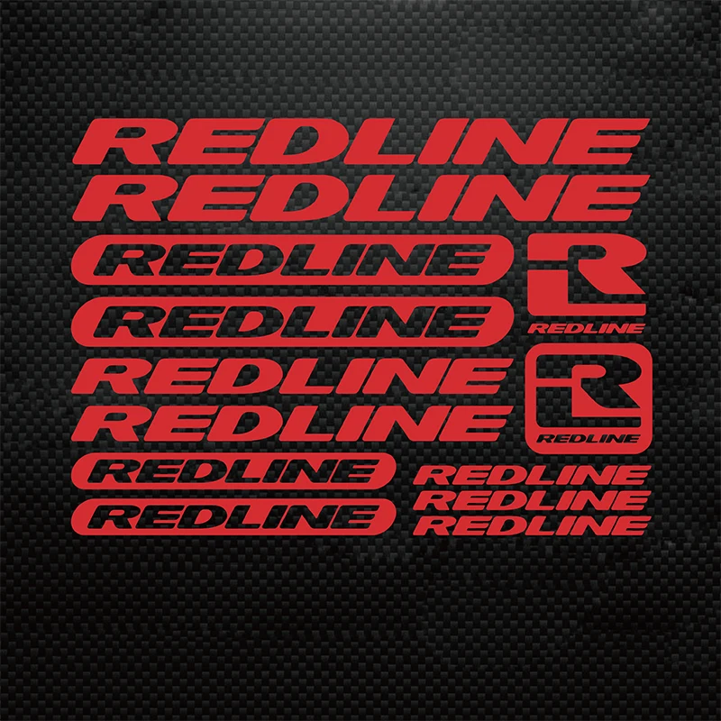 Modern For Redline  Bicycle Frame Stickers  Road bike Mountain Bike MTB DH XC Cycling Rack Decal Vinyl Sticker Racing Bike  (3)