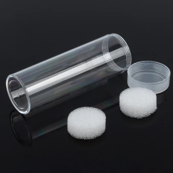 

27mm 1/5 Pcs Prevent Damage Gross Ware Tool Protective Tube Holder Transparent Plastic Coins Storage Bottle Tube Coins Collect