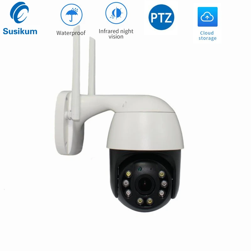 

1080P PTZ WIFI Camera Outdoor Speed Dome 5X Digital Zoom Two Ways AUDIO ONVIF CamHi APP 2MP CCTV Security IP Camera