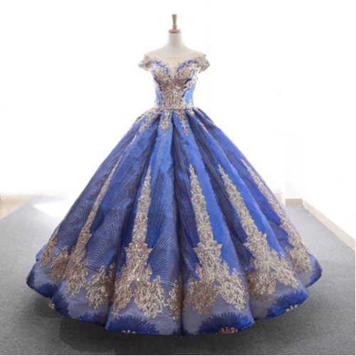 Винно-красные золотые блестящие пайетки свадебное платье высококачественное сексуальное винтажное свадебное платье без рукавов длиной до пола HM66754 - Цвет: blue