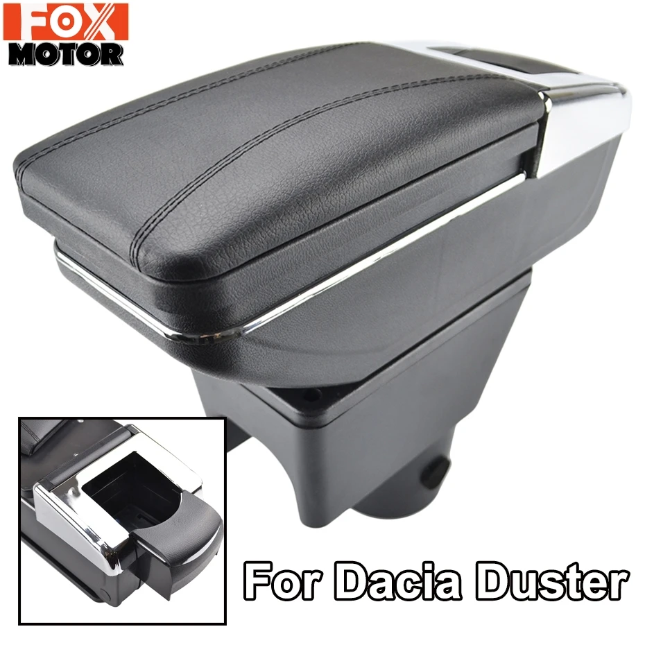 

Armrest For Renault Dacia Duster I 2010-2015 Arm Rest Rotatable Storage Box Decoration Car Styling 2011 2012
