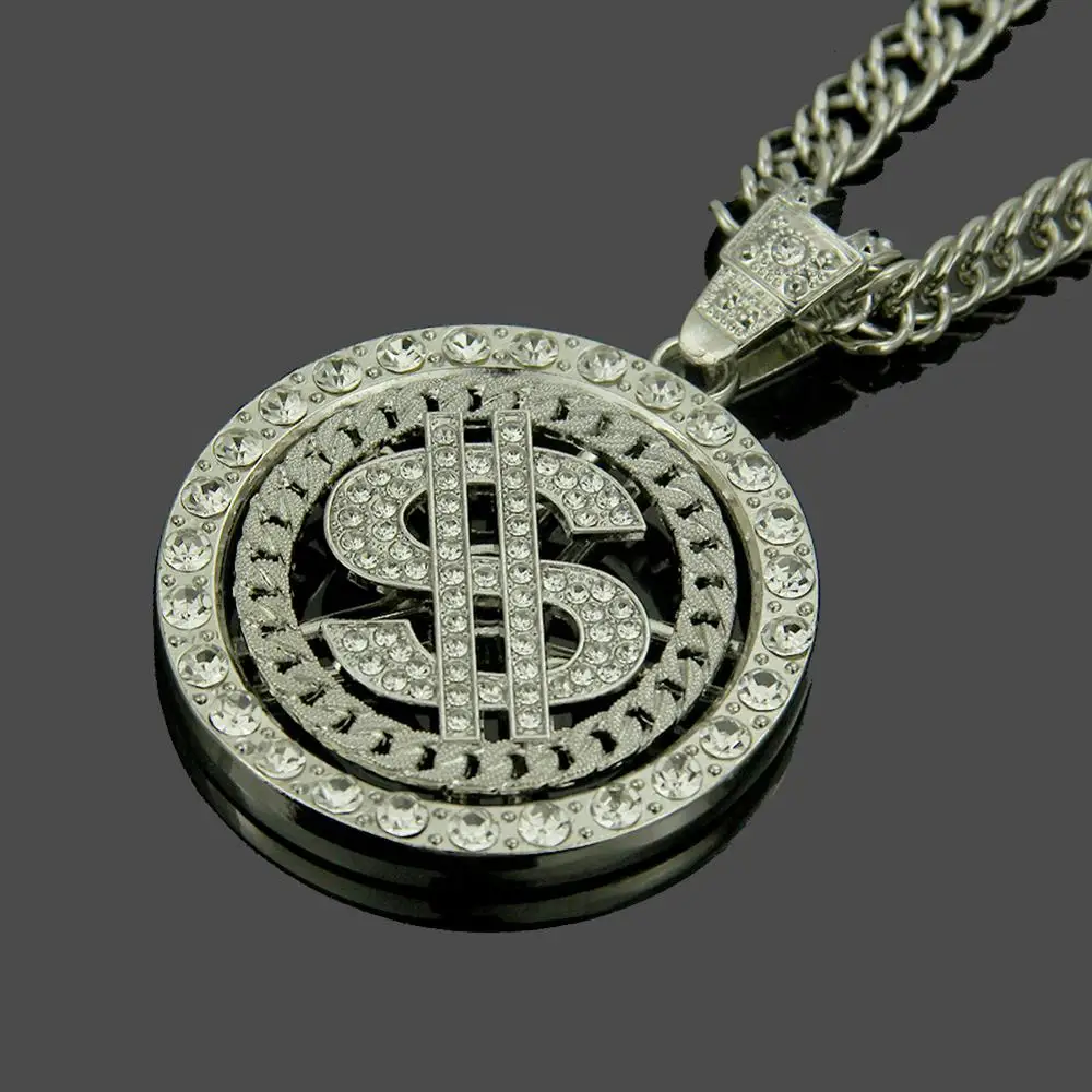 Роскошные мужские серебряные часы в стиле хип-хоп, кубинские часы, ожерелья, браслеты и кольца, набор мужских ювелирных изделий