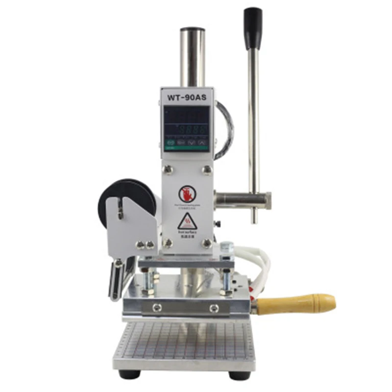 

Multifunction Bronzing Machine Manual Leather Branding Machine Hot Stamping Embossing Machine Copper Mold Type Dual Purpose Tool
