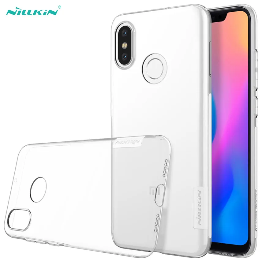 Чехол Nillkin для Xiaomi Mi 8 6X A2 SE натуральный прозрачный мягкий Силиконовый ТПУ