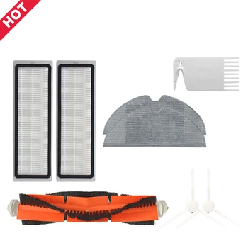 

Roller Brush + Filter + Mop Cloth for Xiaomi Robotic 1C Vacuum Cleaner Mijia Hepa Main Side Brush