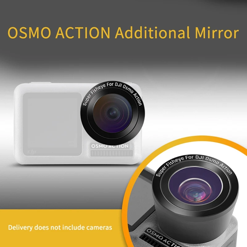 Полный Рыбий глаз объектив Anti-Shake портативный объектив камеры фильтры для Dji Osmo экшн-камеры Рыбий глаз объектив