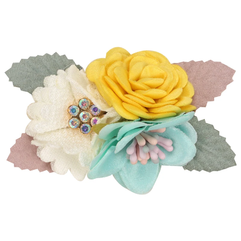 New Floral Hair Clips Baby Headbands for Girls Boho Hairpins Flower Barrettes Hair Bows Bride Girls Photography Hair Accessories hair band for women Hair Accessories