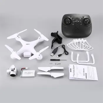 

KOOTAI X180 2.4G FPV RC Quadcopter Drone UAV with 0.3MP Camera Altitude Hold Headless Mode 3D-Flip 18mins Long Flight RC Drone