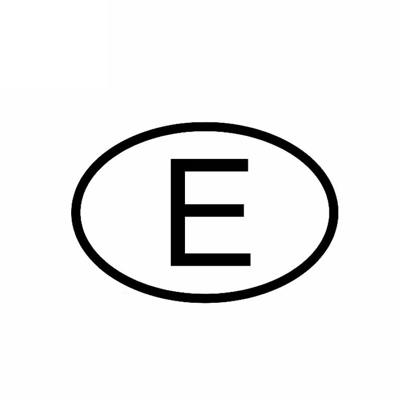 

Creative E SPAIN COUNTRY CODE OVAL Car Sticker Accessories Vinyl PVC 15cm*10cm Motorcycle Car Styling Decal