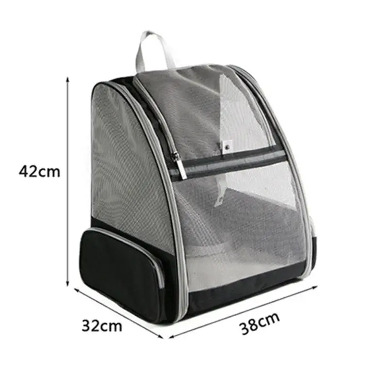 

Breathable Foldable Mesh Pet Carrier Backpack for Small Dog and Cat