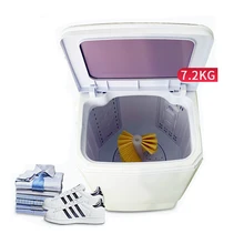 Новинка 7,2 кг обувь стиральная мини-стиральная машина для обуви Одежда Прачечная двойного назначения полуавтоматическая обувь стиральная машина и сушилка машина 220 В