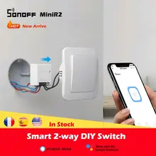 SONOFF – interrupteur intelligent sans fil miniir2, wi-fi, avec minuteur R2, automatisation, Compatible avec eWelink Alexa Google Home, 1-30 pièces