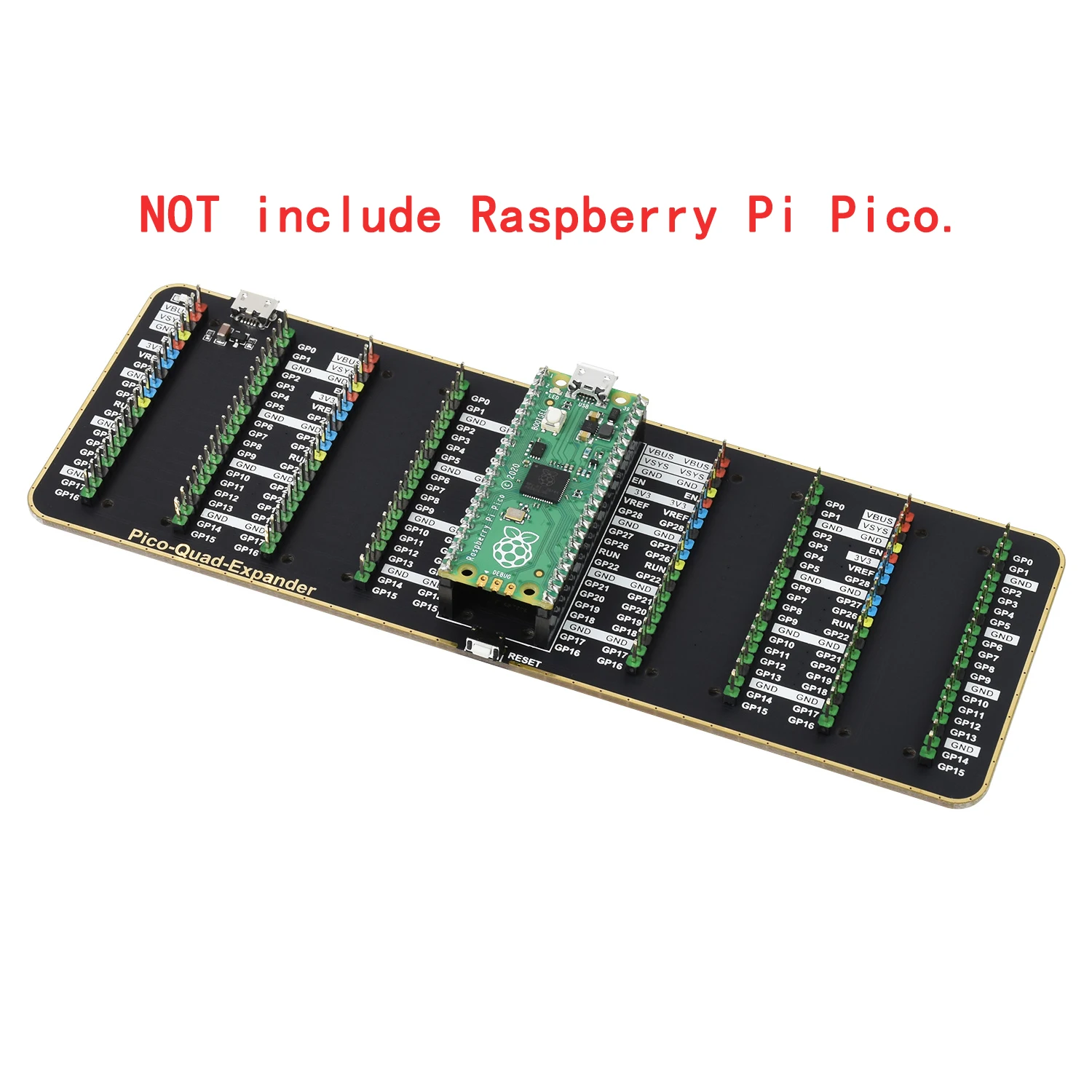 Расширитель экрана Quad GPIO плата расширения для RPI Raspberry Pi PICO RP2040 4 комплекта