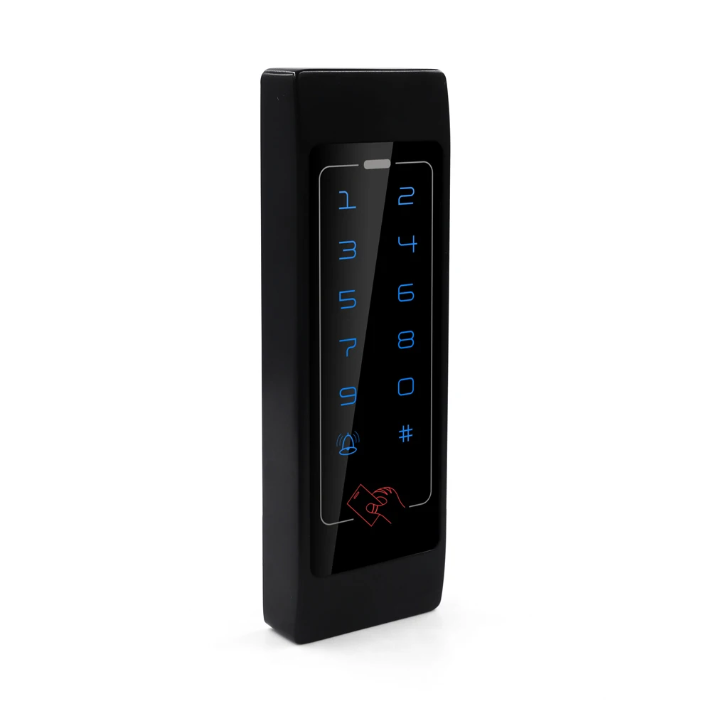 IP65 Dual-Band RFID Access Control System: 13.56MHz/125kHz, 4000 Users Luminous Touch Keypad & Wiegand for Office/Gate Security