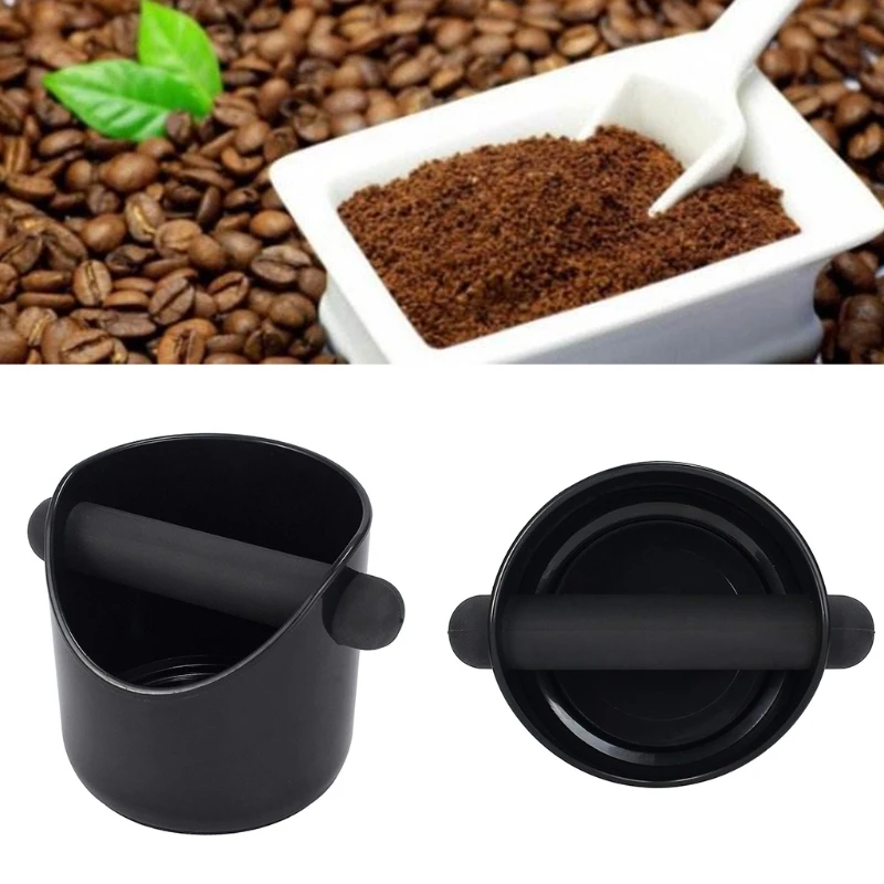 Coffee Grind Knock Box Waste Powder Espresso Dump Bin Knocking Ground