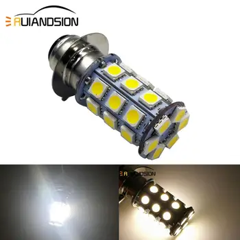 

1Pc 6V 12V Motorbike H6M P15D 7W Scooter ATV LED Motorcycle Headlight Bulb 600LM 4300K 6000K High/Low Bixenon Beam fog Light