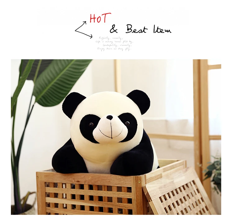 Animais de Pelúcia Decoração para Casa Crianças Bonito Boneca Panda Simulado Realista Engraçado Travesseiro Brinquedo Peluches Gigantes Travesseiros Kk6fzm 29 High Quality Brinquedos e hobbies