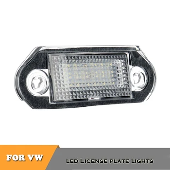 

2x White led rear license number plate lights for Skoda Octavia I Golf III Variant Vento Car styling accessory
