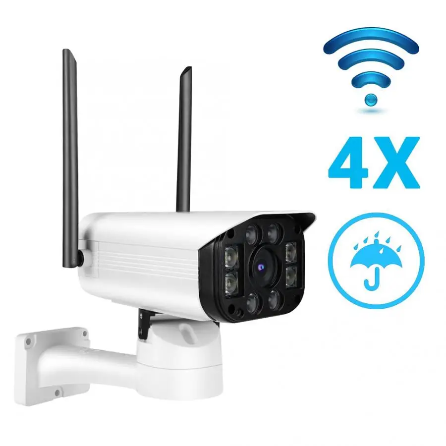 110-240 в WiFi 1080P водонепроницаемый PTZ IR двойной светильник наружная камера безопасности PTZ камера